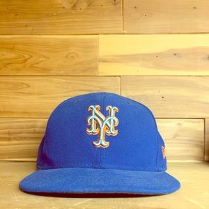 NY Mets Baseball Fitted Cap 7-3/8